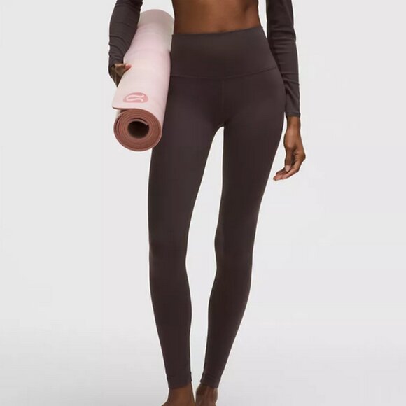 Lululemon Athletica HR High Waist Ultra-stretch Mauve Leggings - Picture 1 of 5